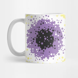 Pastel Starry Pride [nonbinary] Mug